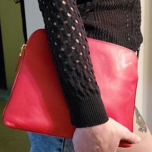 India Hicks - London Leather Clutch/Cosmetic Bag